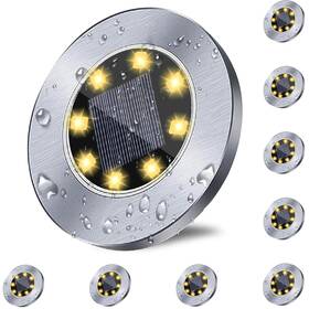 Rayolon 798789645528 Solar Ground Light Waterproof Garden Upgraded Outdoor Wa