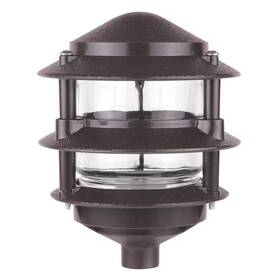 Red Dot 744110732306 75-watt Line Voltage Bronze Path Light 3-tier Outdoor Weatherproof Landscape Lig