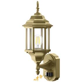 Wh-0019x-wu-p-gus Redluck Motion Sensor Outdoor Lights 16 Inch Dusk To Dawn 1 Pack - Gold