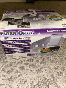 Regent 044427320433 New Fiber Optic Landscape Color Changing 6 Pavers Fopaverkit