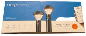5lp2x9-ben0 Ring Smart Lighting Pathlight - Black Pack Of Two