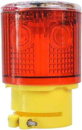 Risoon 313049794787 Solar Strobe Warning Light Flashing Lamp 360 Degree Super Bright Led Wireless I