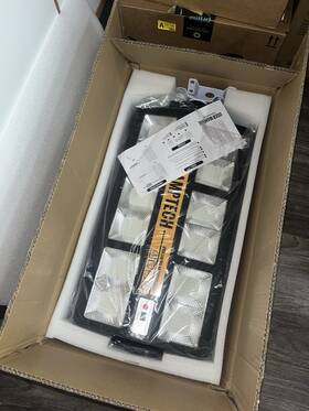 Rk-1200-2 Rklamptech 2 Pack Large Solar Street Porch Light Outdoor Ip66 Dusk-to-dawn Road Lamp