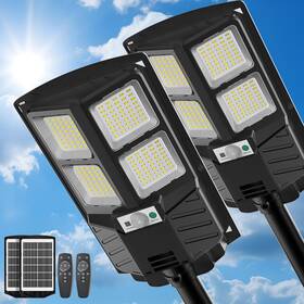 Rk-400-1 Rklamptech Solar Street Light Outdoor 6500k Lamp Dusk To Dawn Lights Ip6