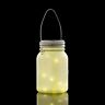 Rmj-fpw-p1 Luna Bazaar Fantado Frosted Pearl Hanging Mason Jar With Fairy