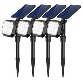 Roshwey 734830496527 Solar Lights Outdoor 22 Led 700 Lumens Bright Spot Wate