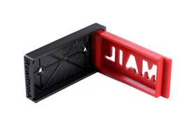 Rowithma 746264279706 Mailbox Flag Front Mount 4 Inch X 2 0.4 Black