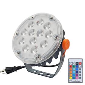 Sp48w-rgbw Rsn Led 48w Rgbw Spotlight Outdoor Waterproof Flood Light With Remote Ac85-265v