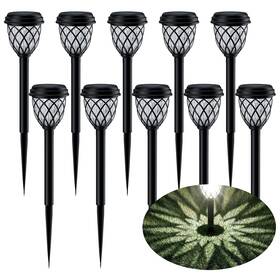 Ip65 Ruhotili 785691421586 Solar Outdoor Light Waterproof Bright For Patio Yard Driveway Decor 10 Pack
