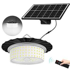 Rungang 661918859205 Solar Shed Light Portable Pendant Lights Outdoor 244 Led 360 Glow