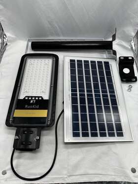 Ip67 Ruokid 602299769547 Solar Street Lights Outdoor Lamp 84 Leds 1500lm Light Read
