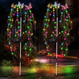 Ve-023 Rwnxkarn Solar Garden Lights Outdoor Decorative Waterproof 69led Swaying Tree L