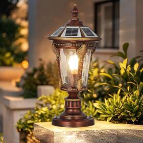 S-0623 Solar Column Caps - Modern Waterproof Outdoor Deck Lights For Landscape