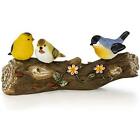 S2003 Vp Home Birds On Log Figurine Solar Garden 789704909153