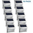 S605100930 Solar Step Lights Light Outdoor Waterproof Stainless Steel 602938356701