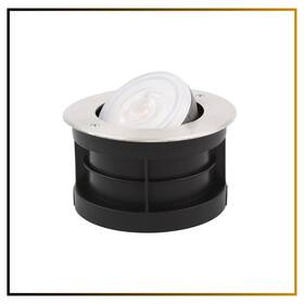 Wl061 Samvol Angle-adjustable Led Inground Light Fit Gardens Outdoor Stainless Steel 48-watt