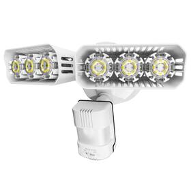 300w Sansi 932336208147 27w 2700lm Led Motion Sensor Outdoor Floodlight Light Equiv 5000k Dusk