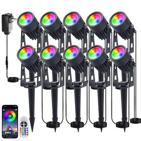 Sd005 Sathem Smart Rgb Low Voltage Led Spotlights App And Remote Control Synchronous Dimmin