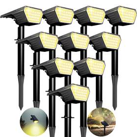 Sa-023 Satucol 10pack Solar Spot Lights Outdoorauto On/off Outdoor Waterproof Ip65
