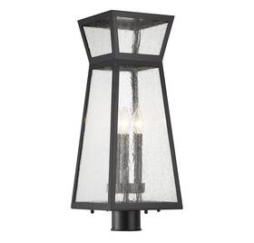 5-633-bk Savoy House 5-633 Millford 3 Light 24 Inch Tall Post - Black