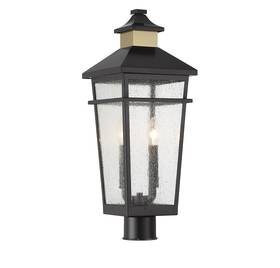 5-718-143 Savoy House 5-718 Kingsley 2 Light 23 Inch Tall Post - Matte Black / Warm