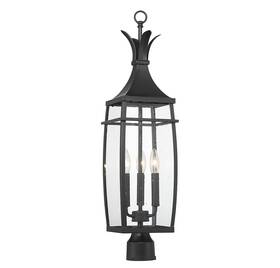 5-769-bk Savoy House 5-769 Montpelier 3 Light 29 Inch Tall Post - Black