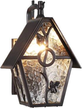 Scnycul 795787350881 Rustic Outdoor Wall Lanterns Exterior Mounted Hardwired Light
