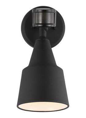 8560701pm-12 Sea Gull Lighting Generation 1-light Traditional Outdoor Wall Flood Light Black 856070