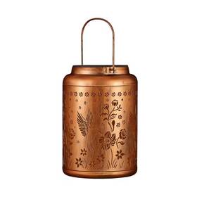 Senqwfa 445031363329 Outdoor Waterproof Hummingbird Solar Lantern Metal Hanging Garden Decoration War