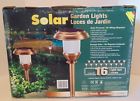 Sgl-7235cf-16 Alpan Nib Piece Led Solar Garden Lights Copper 4025758425604