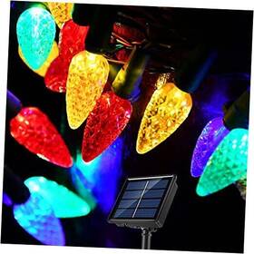 Sglspeed 729494952663 Na C6 Strawberry Solar Decorative Lights Christmas Outdoor Multicolor