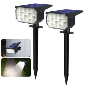 Z7-0350105652042b Shedaled Solar Landscape Spotlights Outdoor 66 Leds Lights Ip65 Water