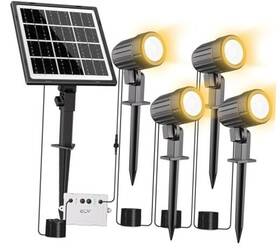 Sl-sp04 Shenzhen Oumeike Lighting Technology Co. Ltd ..sl-sp04 4-in-1 Solar Spot Lights Outdoor With 14m Cable Powered Landscape