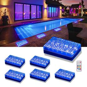 Sl230150rgbw6 Shonelighting Solar Driveway Lights Color Changing 6x9 Inch Paver Light Heavy Duty