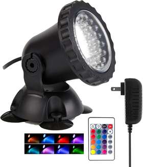 Ip68 Shoyo 692757369624 Pond Light Waterproof Underwater Color Changing Landscape Lights Dim