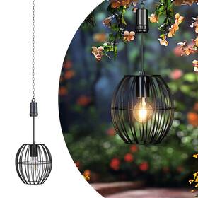 Hpe1263.v1 Shumi Outdoor Hanging Light Battery Operated Waterproof Pendant With 4