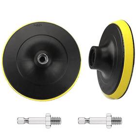 Si Fang 607029597612 2 Pack 3 Inch Hook And Loop Sanding Pads With M10 Thread Hex Drill Ad