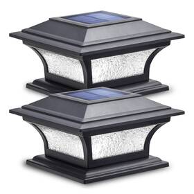 Jx-zt-0313b Siedinlar Solar Post Lights Outdoor Glass Led Fence Cap Light 2 Modes For 4x4