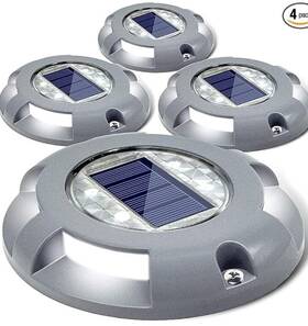 Sd0115w Siedinlar Solar Deck Lights Driveway Dock Led Light Pathway Outdoor Garden White