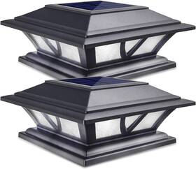 Sd0116w Siedinlar Solar Post Lights Outdoor 2 Modes Led Deck Fence Cap Light For 4x4 5x5