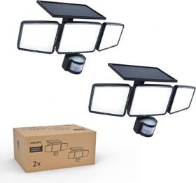 6926102330 Signify Philips Solar Security Light Outdoor 302 Led 1200lm Solar-powered Waterpro