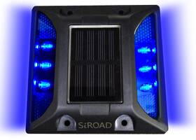 Srd-618 Siroad Solar Driveway Deck Light Ip68 Waterproof Outdoor Reflectors Blue Led L