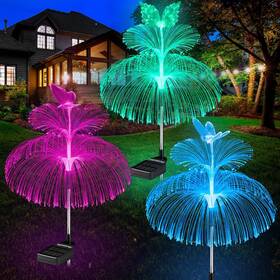 Skardeco 762704334378 Solar Garden Lights Outdoor Waterproof 3 Pack For Outs