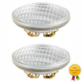 Skyever 610825417718 2 Pack Of Par36 Led Landscape 12w 12v 3000k Warm White Flood Light Tractor Bulb