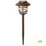 Sl631 Hampton Bay Solar Golden Bronze Outdoor Integrated Led 818383020016