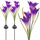 Slrflrpua Sorbus Solar Light Flower Lily Stakes Outdoor 192405003189