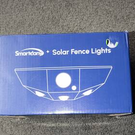 Smartdany B0dwk38pnq Solar Fence Light Outdoor Blue 12 Pack Mpn