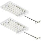 Smsl46 Led Solar Lights Outdoor With Mounting Pole Modes Gutter Motion