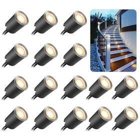 Smy Lighting 646690169162 Recessed Led Deck Light Kits With Protecting Shell 32mm In Ground Outdoor L
