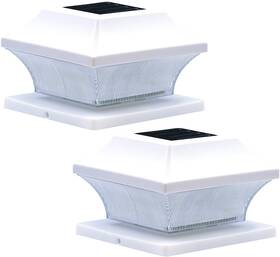 Sogrand 712265157213 Solar Post Cap Lights Outdoor Super Bright 20 Lumen Deck 2pack 4